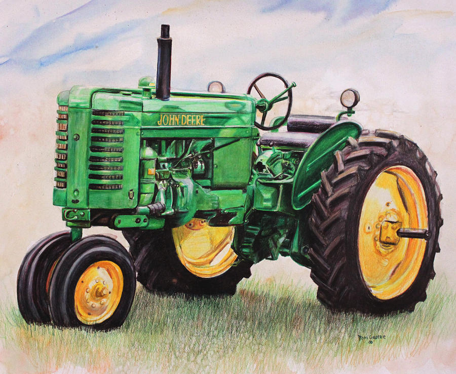 John Deere Tractor Illustration Images & Pictures - Becuo
