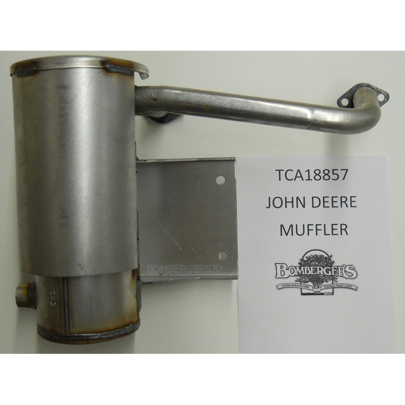 John Deere Muffler with Gaskets TCA18857 M136651 737 757