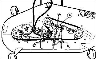 SOLVED: Changing belt on a john deere model stx 46 - Fixya