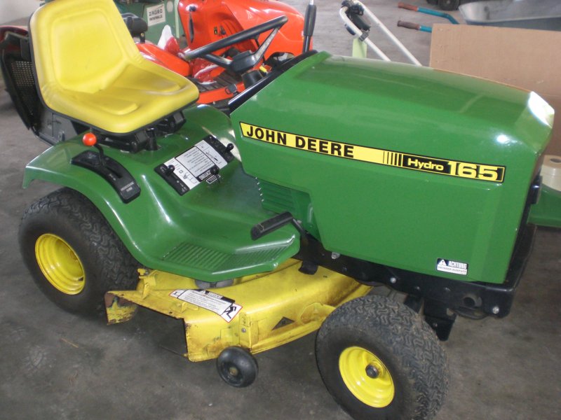 John Deere Hydro 165 Manual submited images.