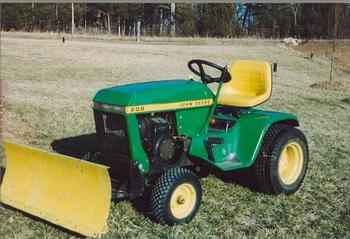 Used Farm Tractors for Sale: John Deere 208 Garden Tractor ...