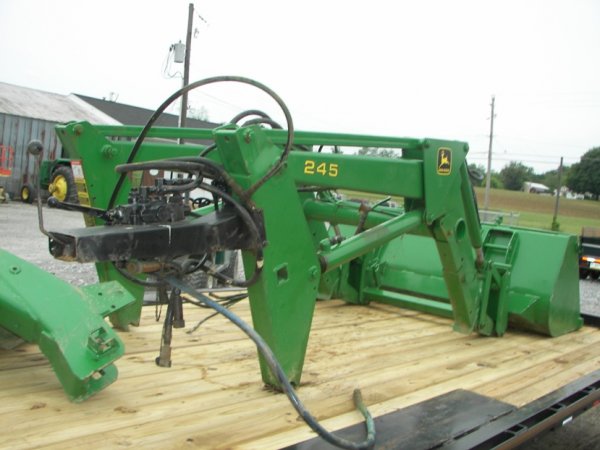 1328: John Deere 245 Loader with brackets for Tractors ...