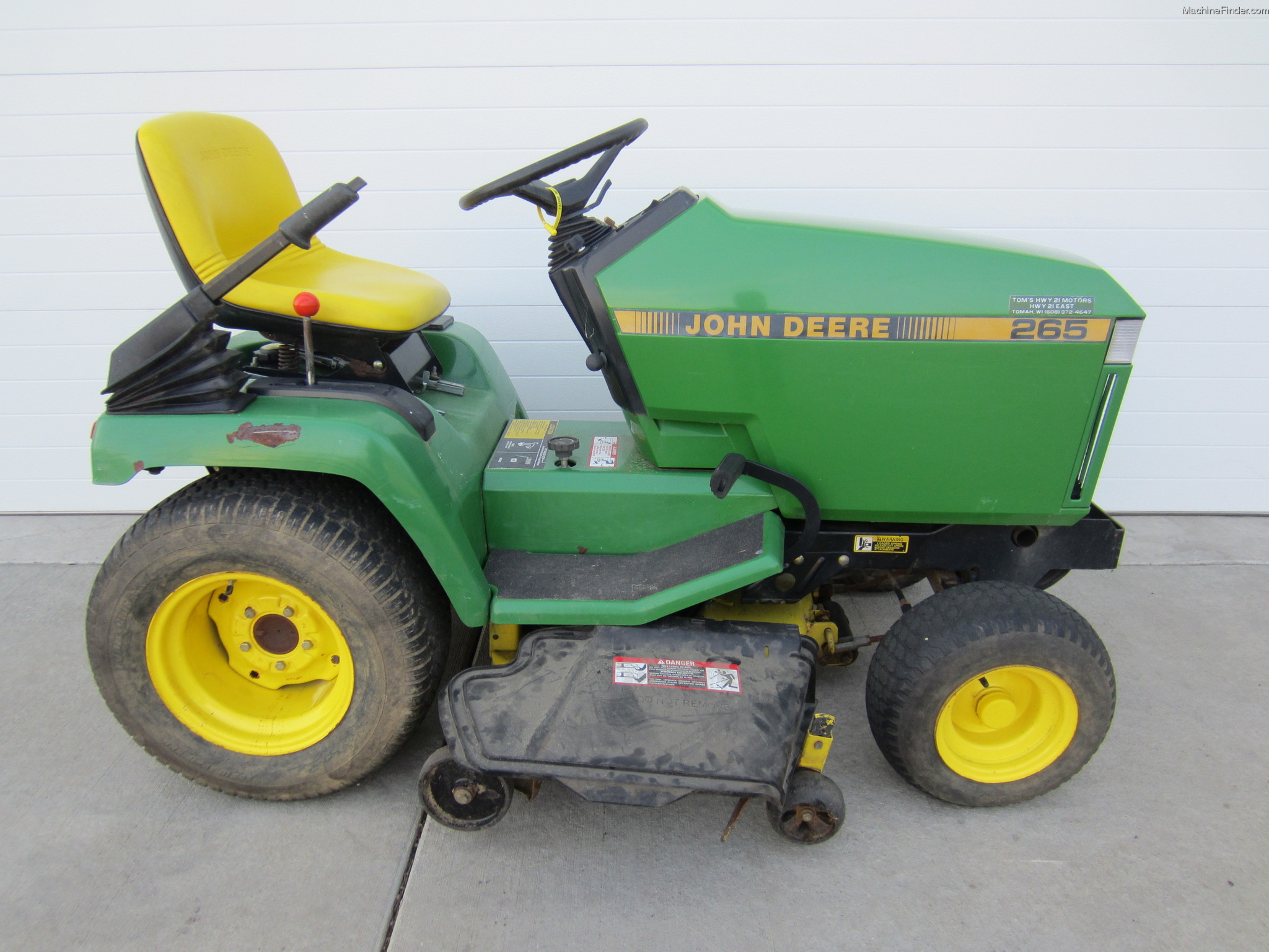 1990 John Deere 265 Lawn & Garden and Commercial Mowing ...