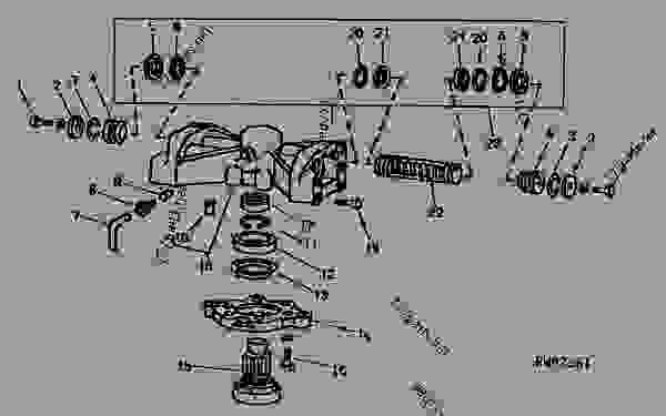 STEERING MOTOR [02J25] - TRACTOR John Deere 4020 - TRACTOR ...