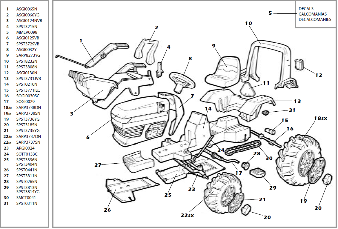 John Deere Lawn Tractor Parts Diagram | Tractor Parts and ...