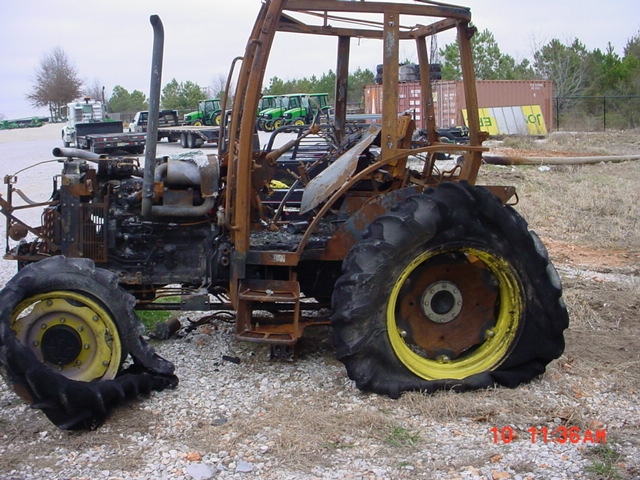 John Deere 5500 salvage tractor at Bootheel Tractor Parts