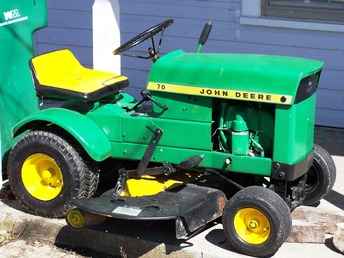 Used Farm Tractors for Sale: John Deere 70 Lawn Mower ...