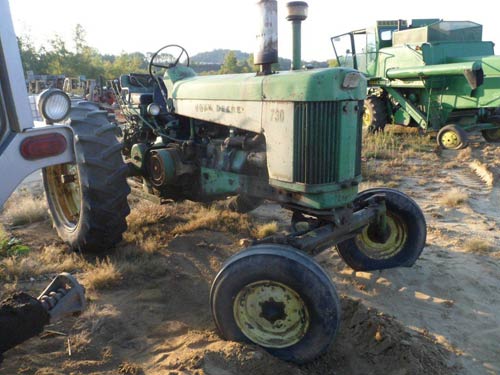 Salvaged John Deere 730 tractor for used parts | EQ-21231 ...