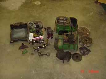 Used Farm Tractors for Sale: John Deere L LA Engine Parts ...