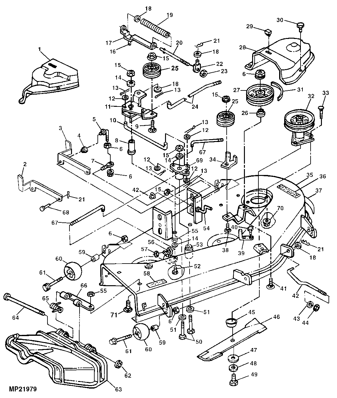 john deere lt180 parts diagram