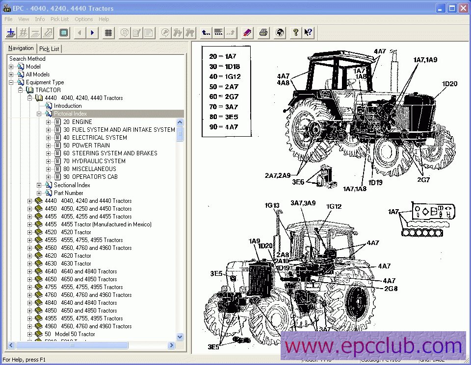 John Deere Agriculture Machines, spare parts catalog ...