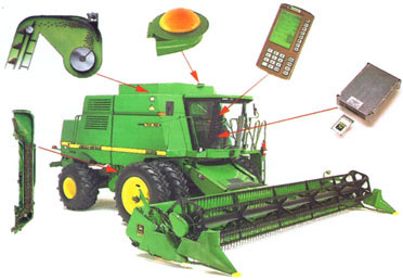 John Deere Combine Yield Monitor submited images.
