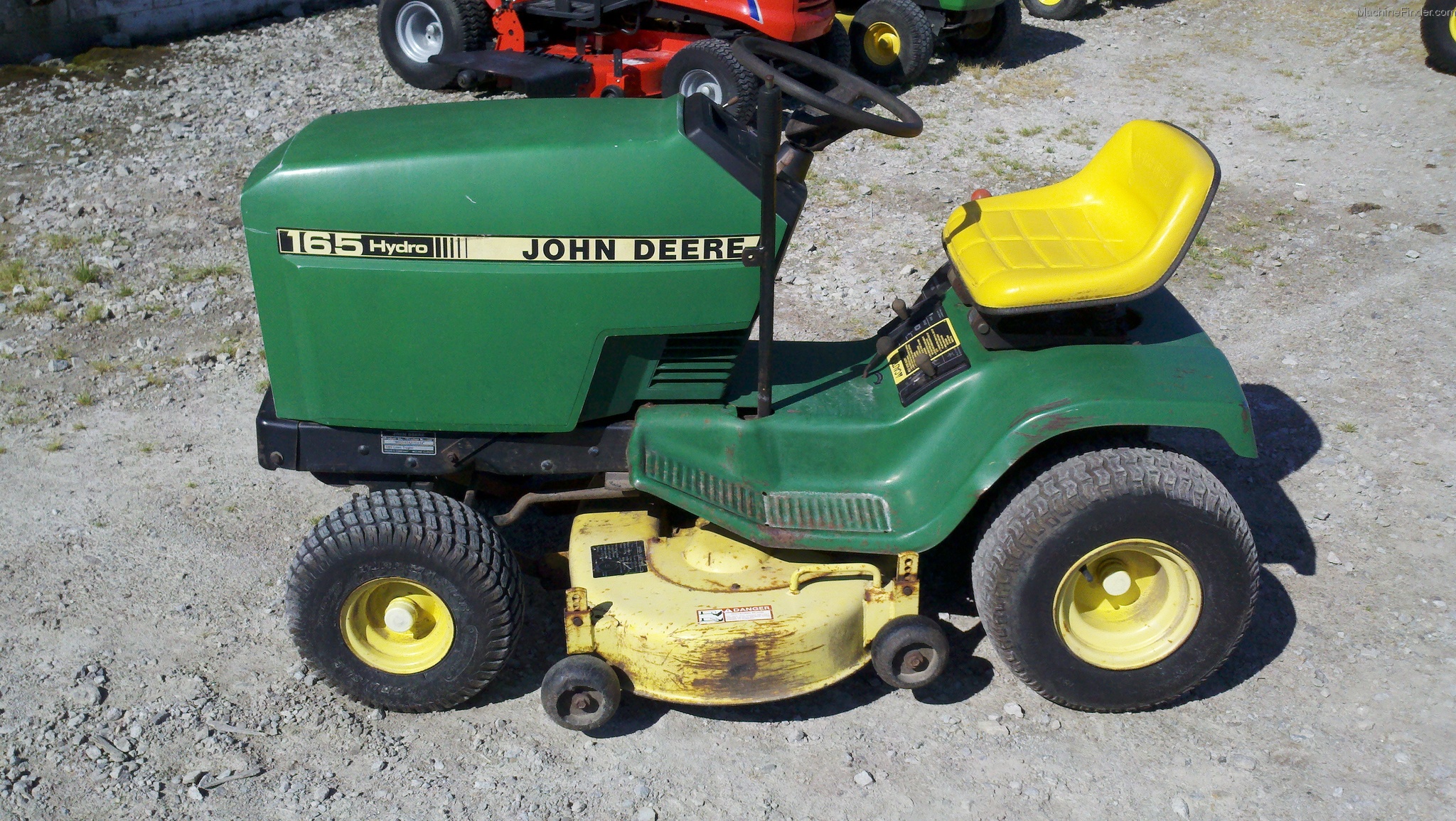 John Deere 165 Hydro Specs submited images.