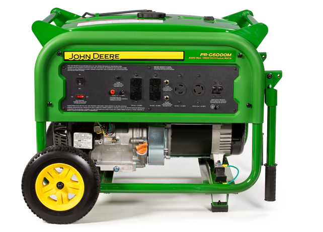 Closeup Of A John Deere Generator At A Worksite Pictures ...