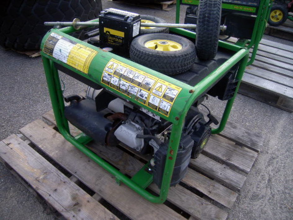 John Deere, DP 6000 generator, gas powered, 12 hp, 92 ...