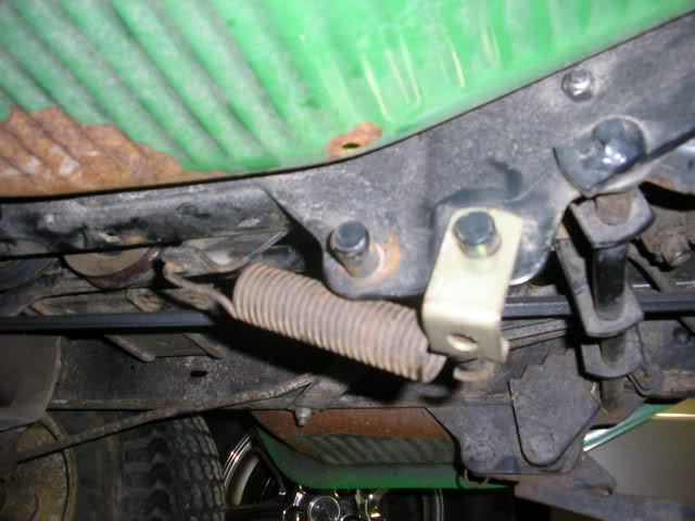 JD 160 Riding Tractor/Mower - Re-attaching mower deck ...