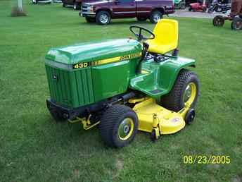 Used Farm Tractors for Sale: John Deere 430 Garden Tractor ...