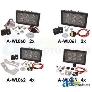 John Deere 8000 Series Tractor 12 LED Light Kit A-WL8000KT