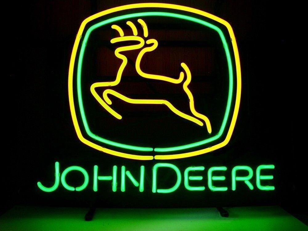 RARE John Deer Tractor Handcrafted Beer Bar Real Neon ...