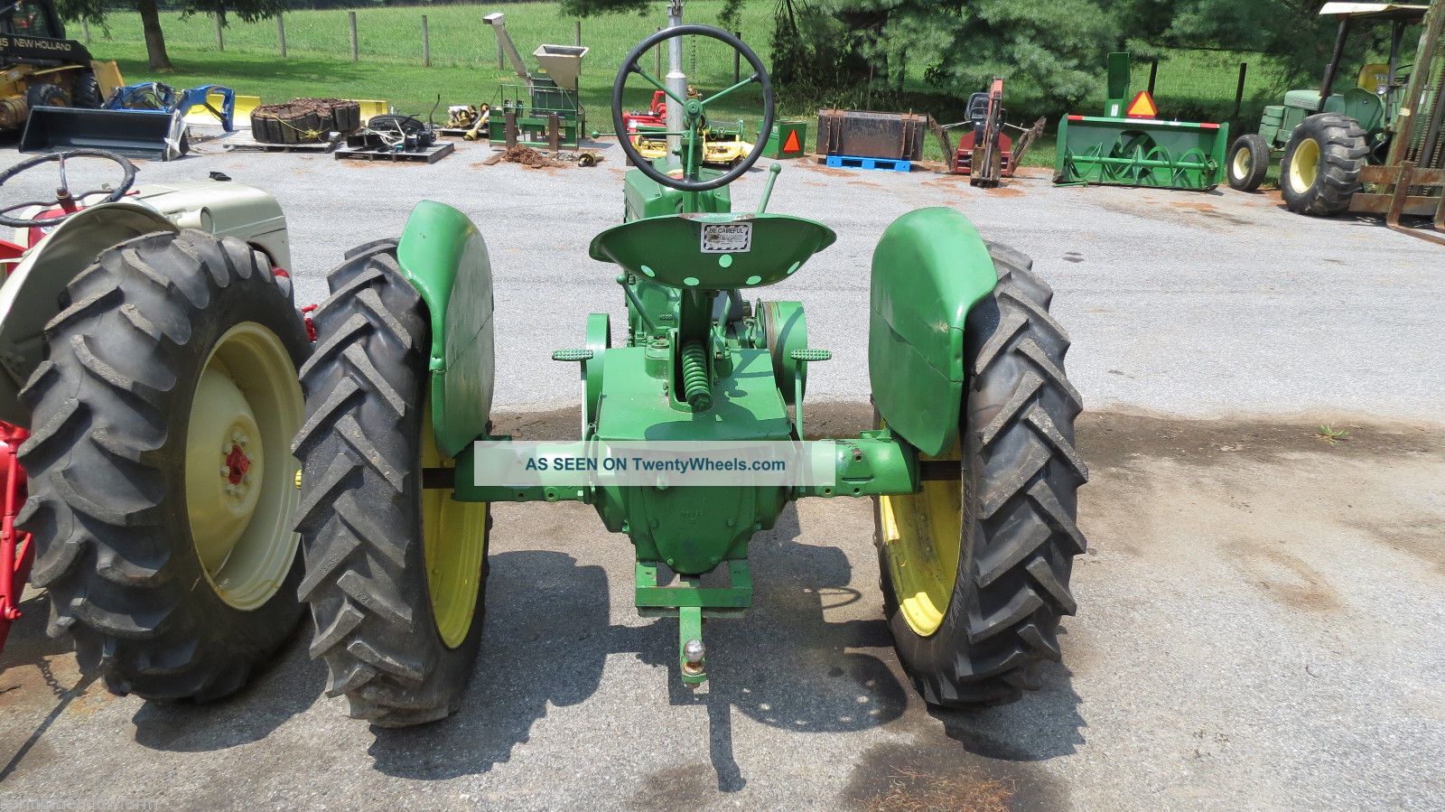 Antique 1939 John Deere H Two Cylinder Gas Tractor Pto ...