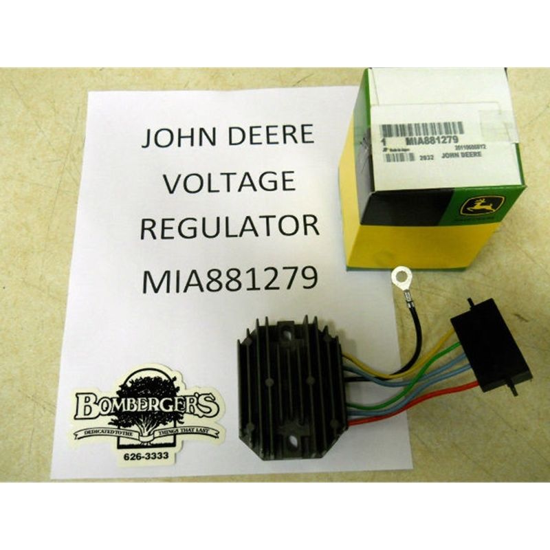 John Deere Voltage Regulator for 870, 970, 990, 1070, F912 ...