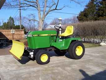 Used Farm Tractors for Sale: 91 John Deere 420 Garden ...