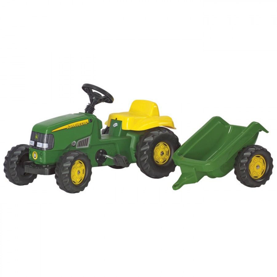John Deere Ride-On Tractor with Trailer | Charlies Direct