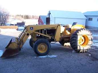 Used Farm Tractors for Sale: John Deere 400 With Loader ...