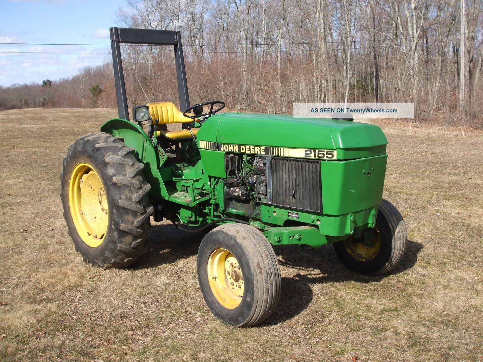 John Deere 2155 Farm Tractor, Jd 2155, Diesel 45 Pto Hp