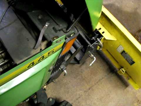 SNOW PLOW FOR JOHN DEERE X595 (Part 1/2) | How To Make ...
