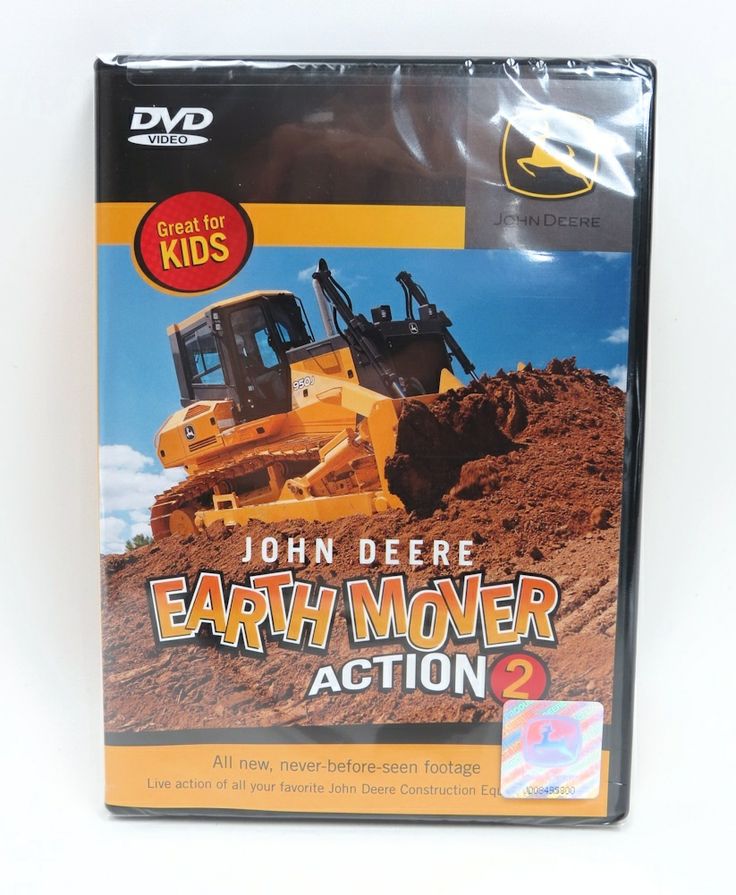 John Deere Earth Mover Action (2) DVD 40 min