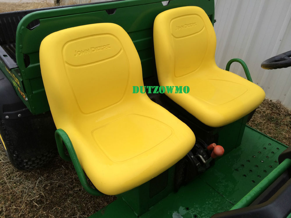 New Pair of Genuine John Deere Gator seats in Yellow! | eBay