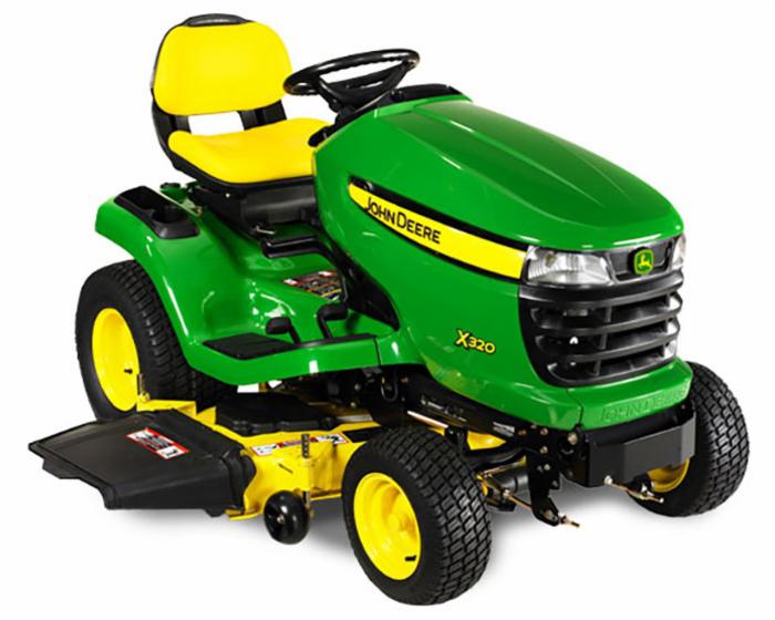 John Deere Select Series X300 Lawn Tractor X320 48 in Deck