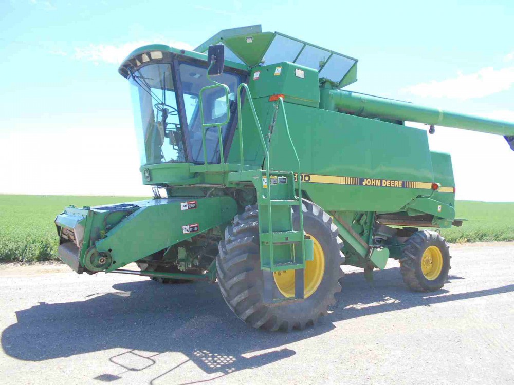Used John Deere 9600 Combine w/ 8R30 Corn / 25' Grain ...