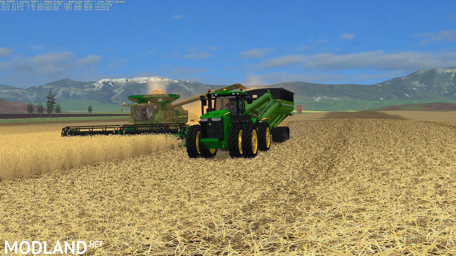 John Deere S Series Combine Pack mod for Farming Simulator ...
