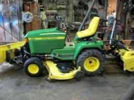 Equipment Shipping John Deere #455 garden tractor w ...