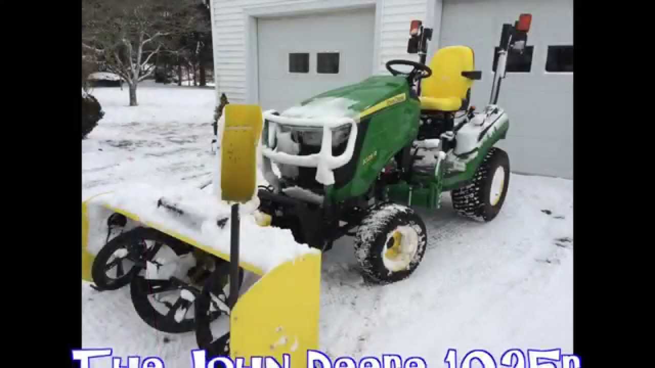 Snowblowing made easy with John Deere 1025r 54 attachment ...