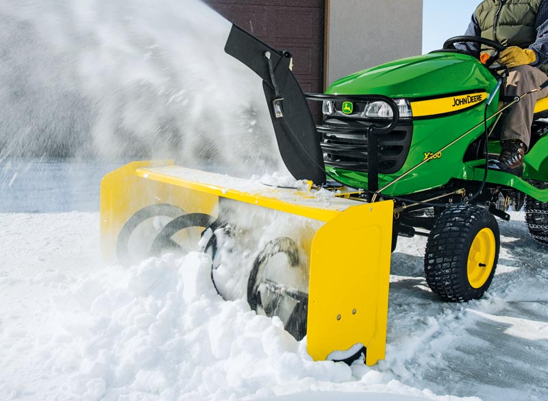 john deere snow blower attachment