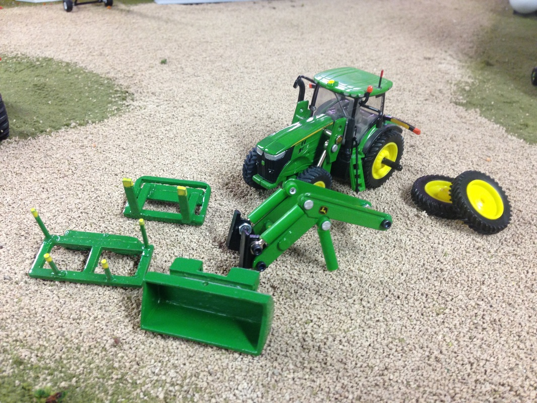 Loader Tractors and Attachments - Heartland Custom Farm Toys
