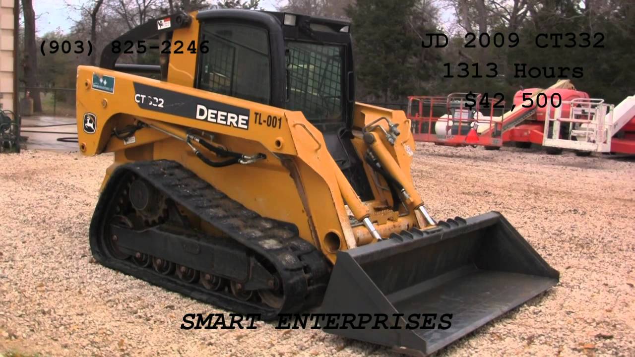 John Deere CT332 Skid Steer Sold on ELS! - YouTube