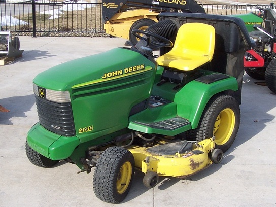 1997 John Deere 345 L&G tractor with 54 mower (no bagger ...