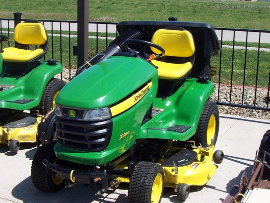 2010 John Deere X360 lawn tractor with 48 cut, front ...