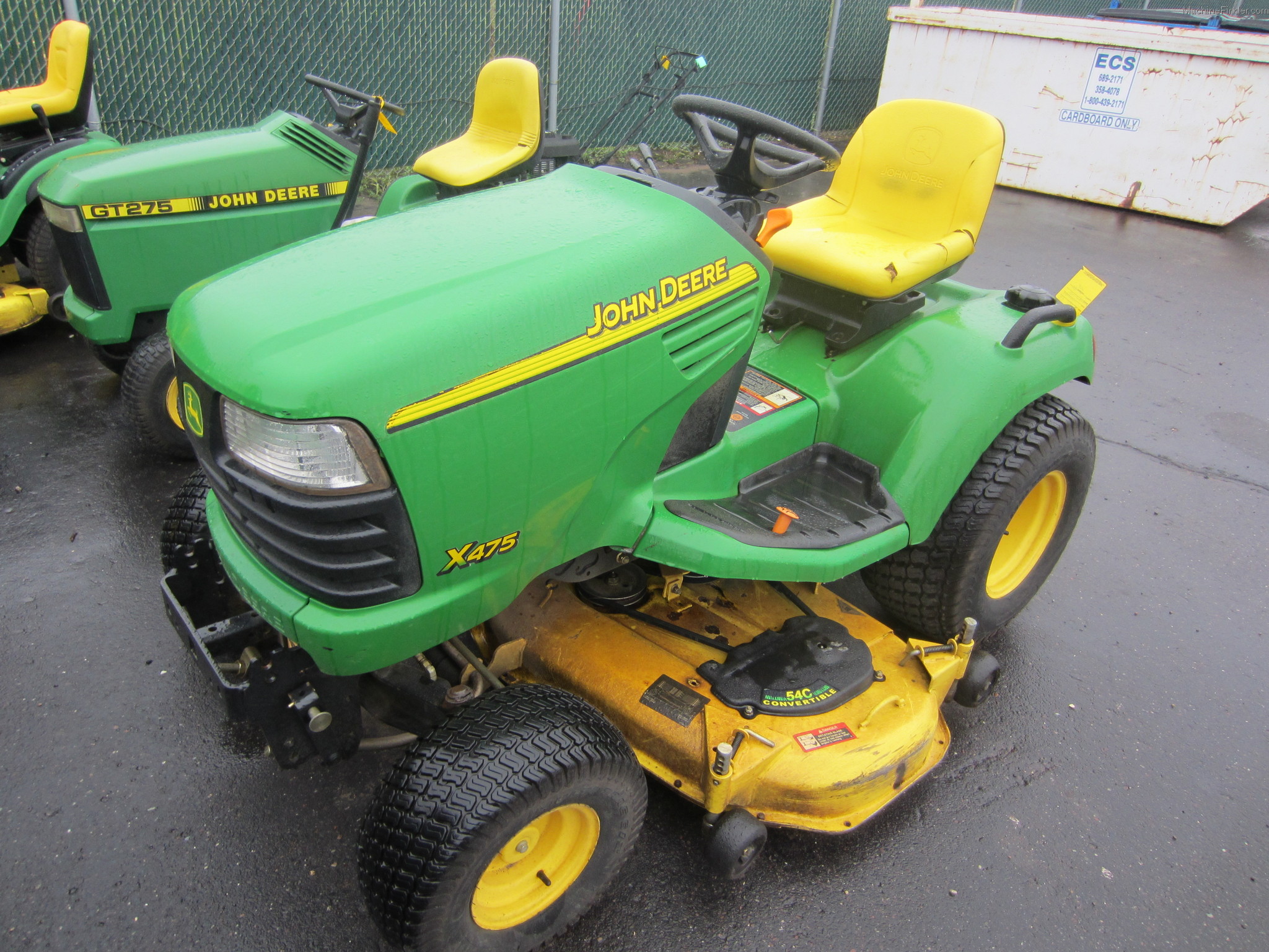 2002 John Deere X475 Lawn & Garden and Commercial Mowing ...