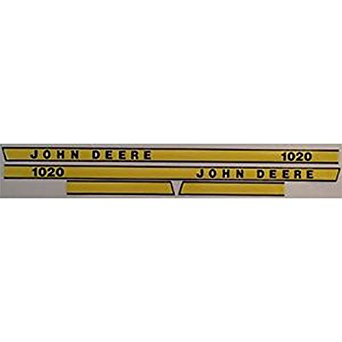 Amazon.com: New Aftermarket Hood Decal Set Made To Fit John Deere Tractor 1020 Replaces P ...