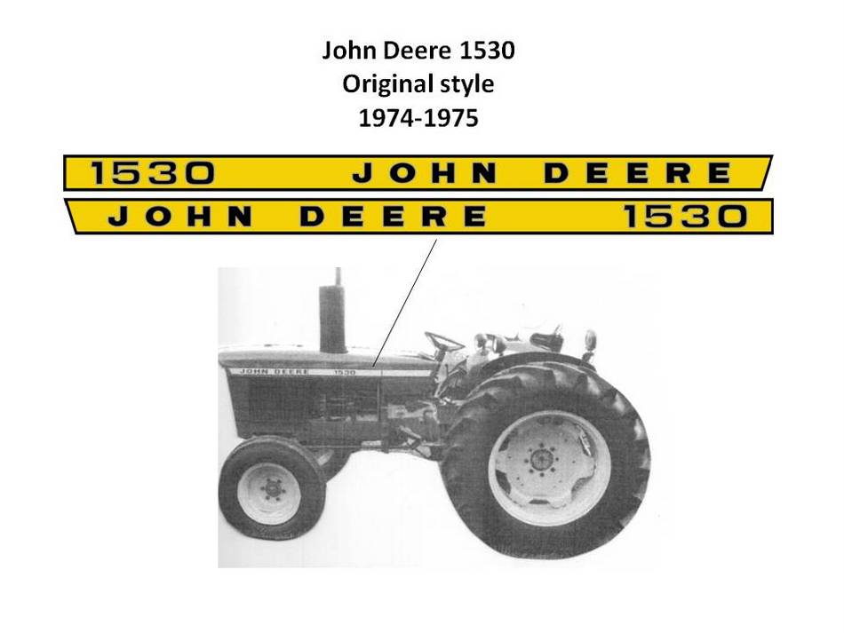John Deere 1530 (hoods only)