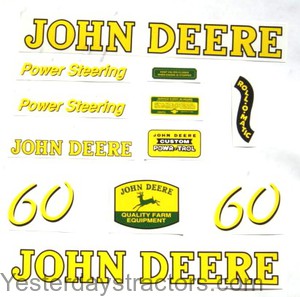 John Deere 60 Decal Set - JD60D