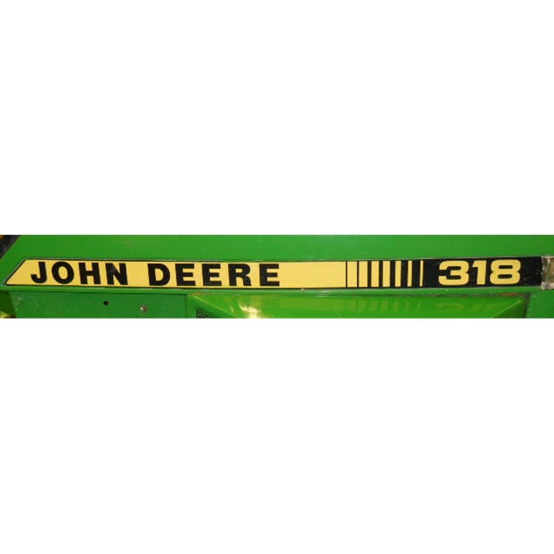 John deere 318 decal set M85016 M85017 | eBay