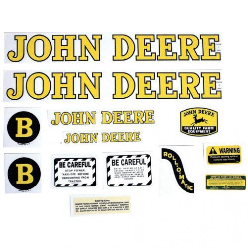 Decal Set - Mylar John Deere B | eBay