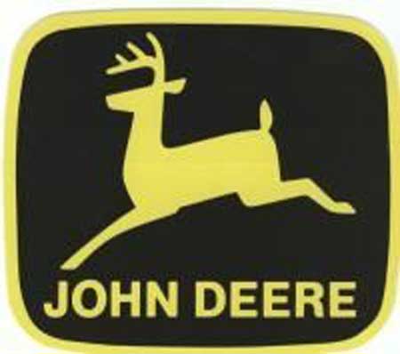 John Deere Leaping Deere Trademark Decal - JD5584