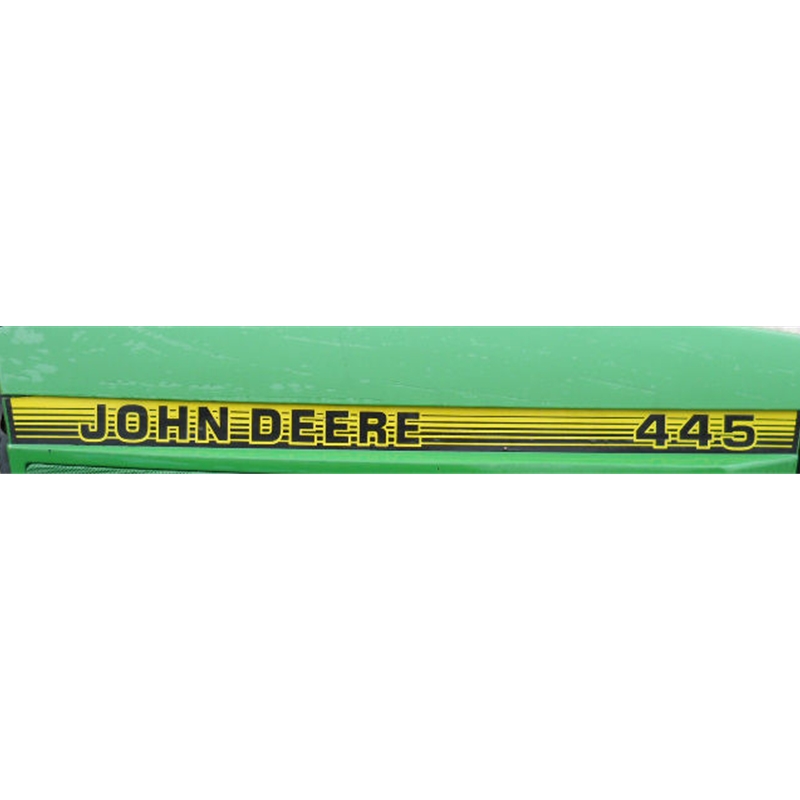 John Deere 445 Hood Trim Decal Set Serial 070000 and Lower M116148 M116149 | eBay